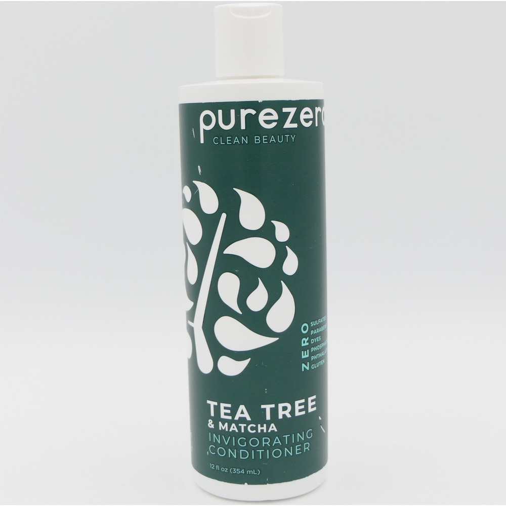Purezero Tea Tree & Matcha Invigorating Conditioner 12 fl oz Clean Beauty